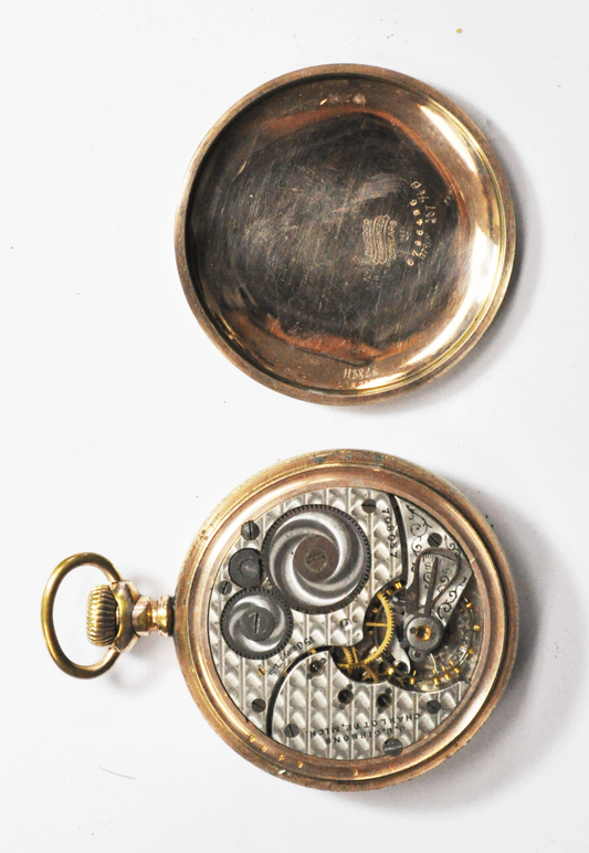 1907 Rockford 586 OF 20yr GF Case Pocket Watch PS JB Gibbons Charlotte Michigan