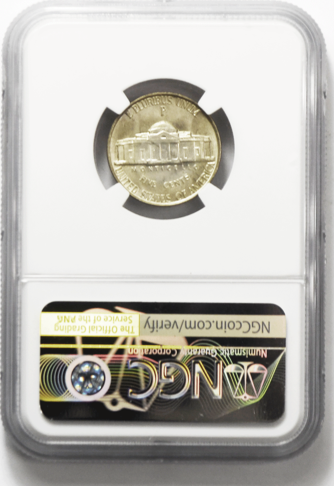 1942 P/P 5c Jefferson Silver War Nickel Five Cents NGC MS67 5FS VP-005 Top Pop