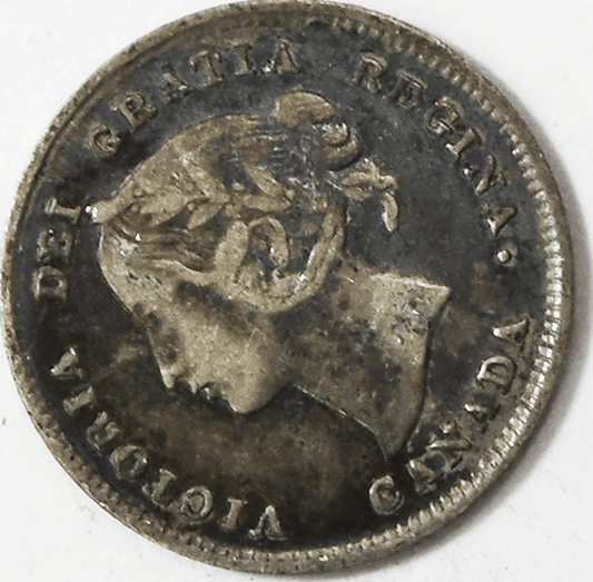 1893 Canada 5c Silver Five Cents KM# 2
