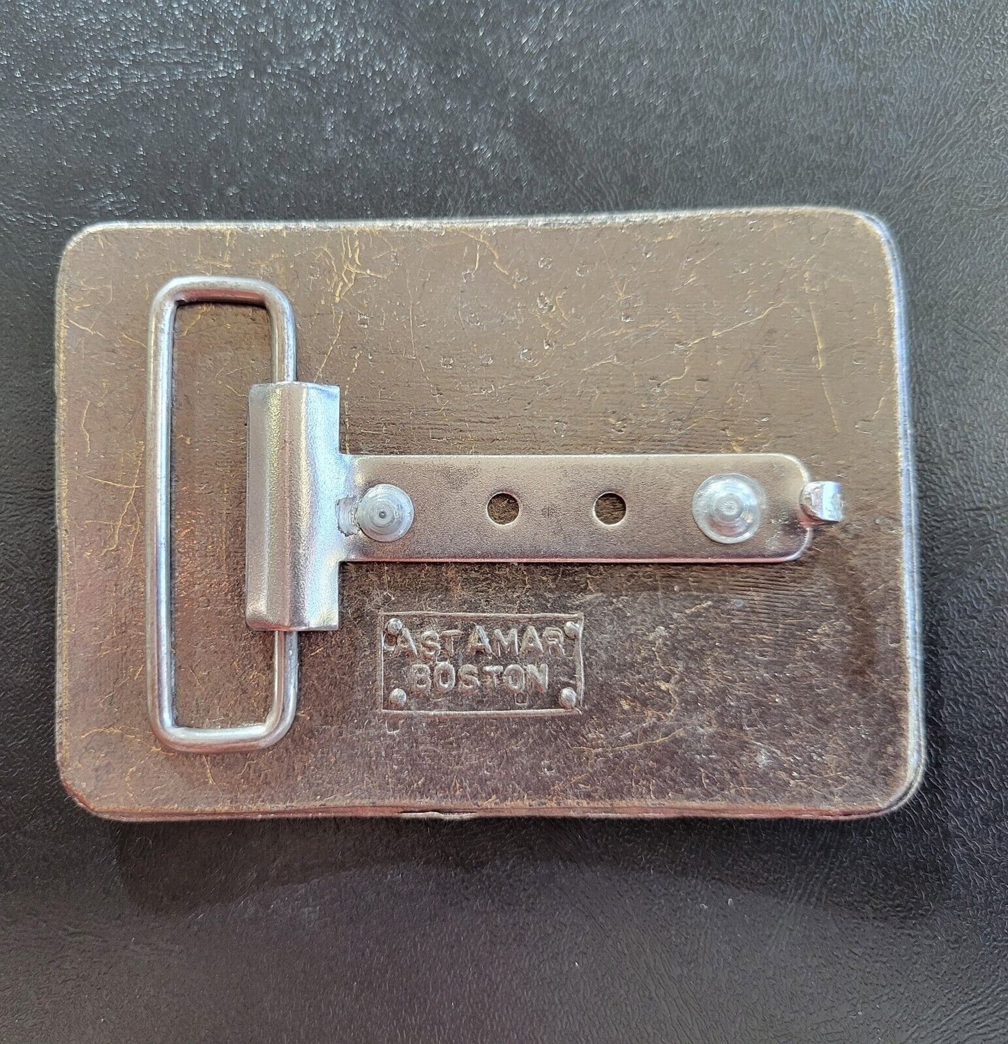 Vintage Western Auto Belt Buckle 1909-1976 Daisy 1000 Astamar Boston