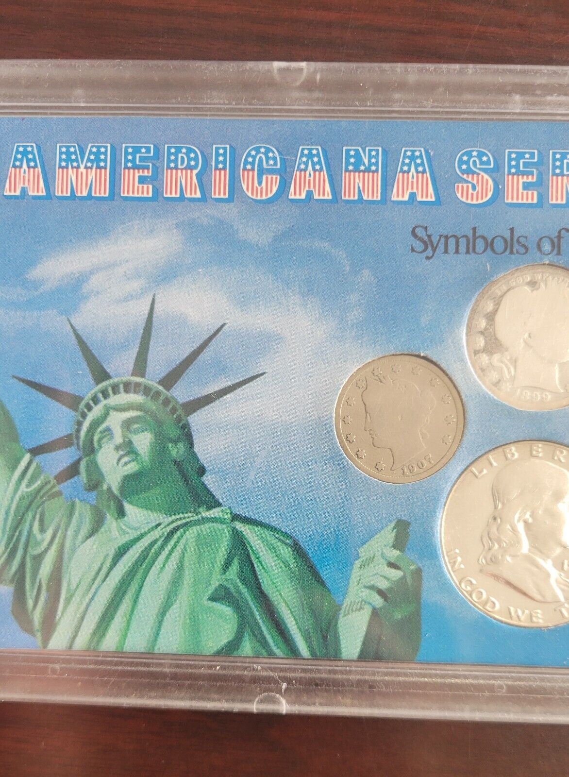 THE AMERICANA SERIES COIN SET Symbols Of Liberty Half, Quarter,  Dime,  Nickel