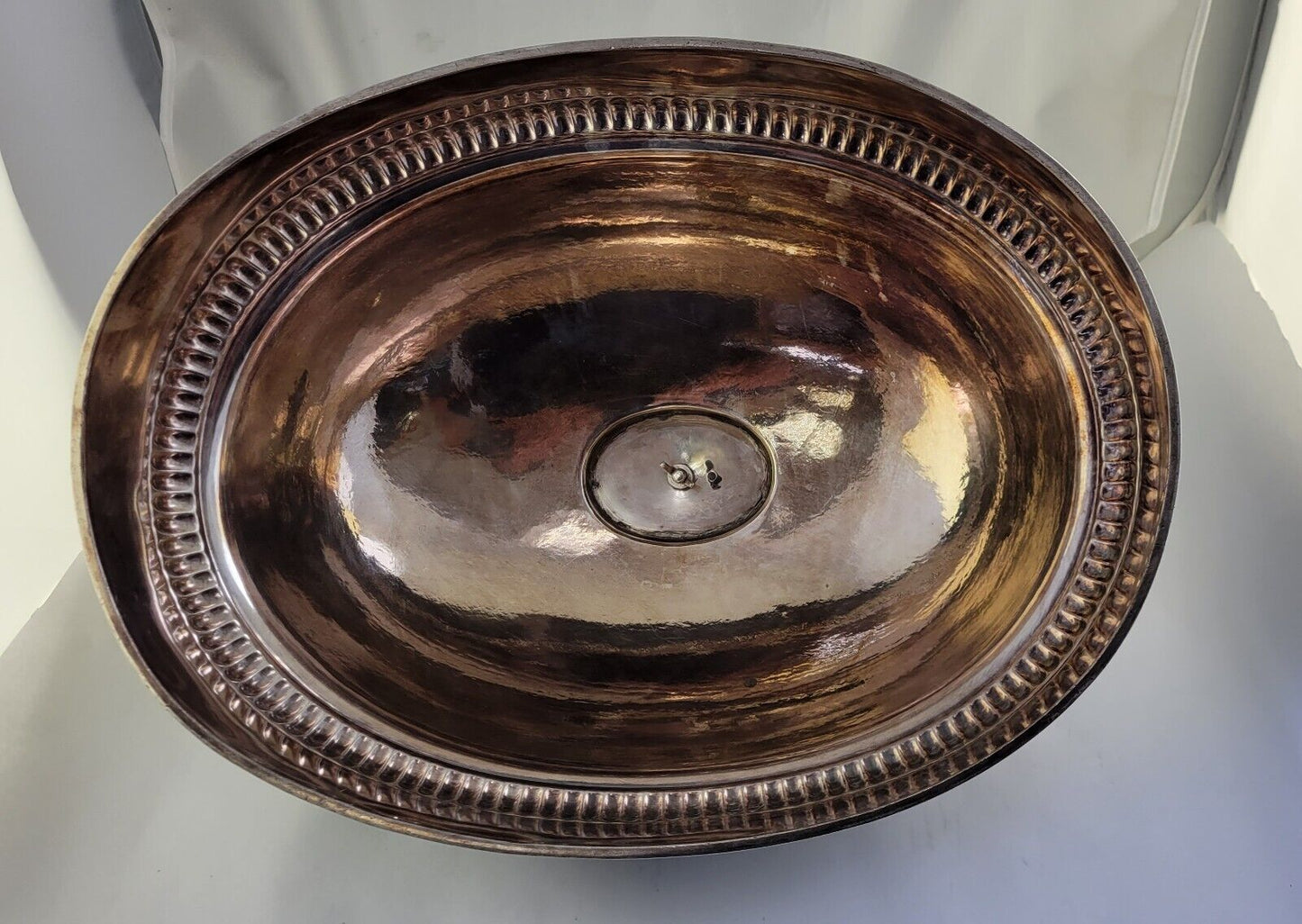 Antique Huge 18” Victorian Game Cover Food Meat Dome Silver Plated Centerpiece