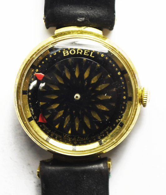 Women's Ernest Borel Mystery Dial Cocktail 25mm GEP Skeleton w Box & COA Watch