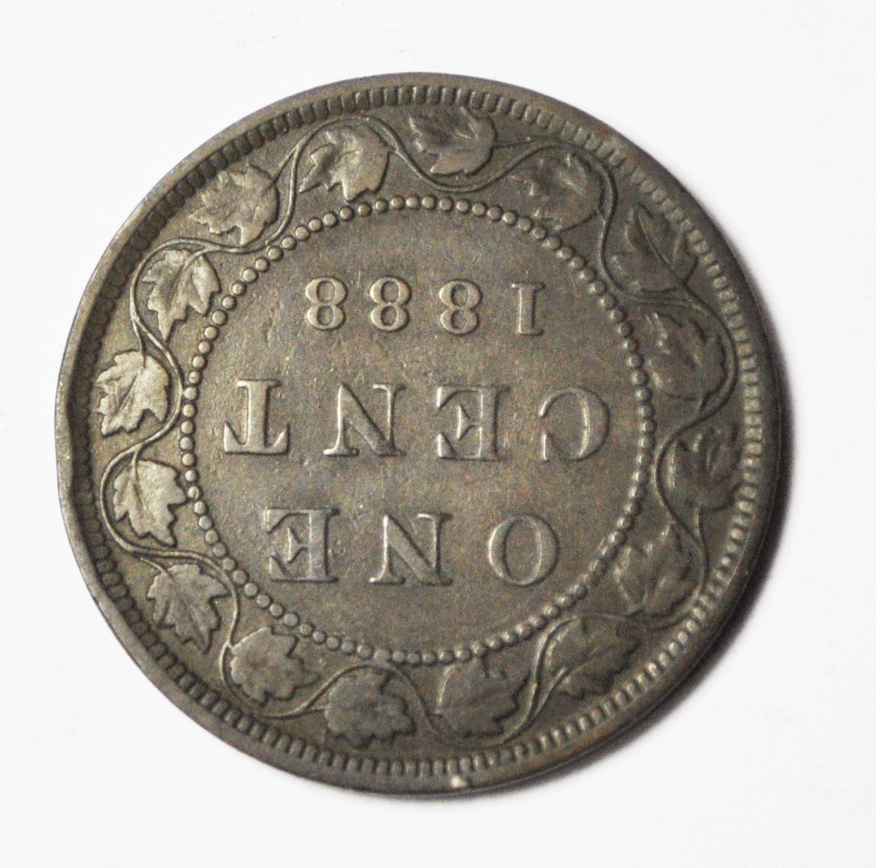 1888 1c Canada One Large Cent KM#7 Bronze