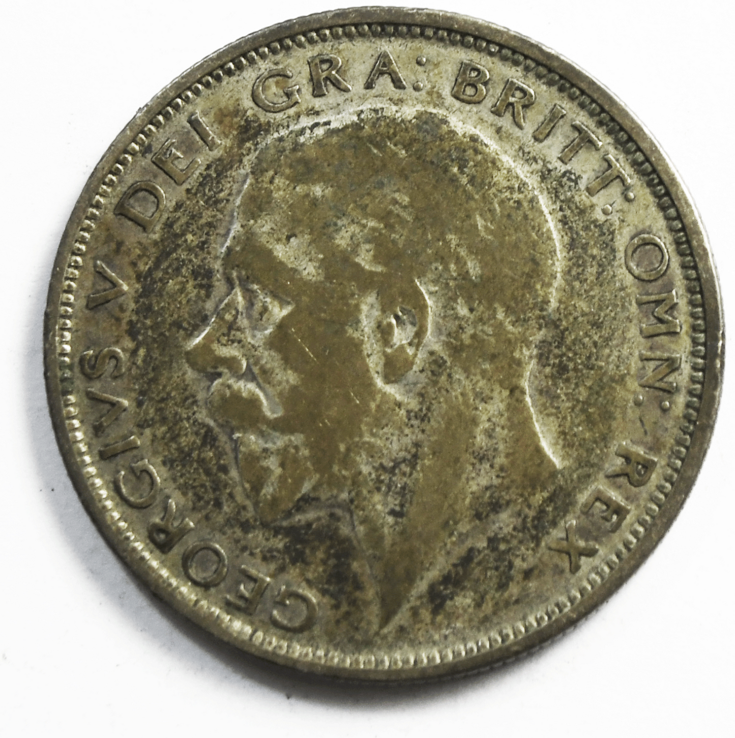 1927 Great Britain Half 1/2 Crown KM# 830 Silver Coin
