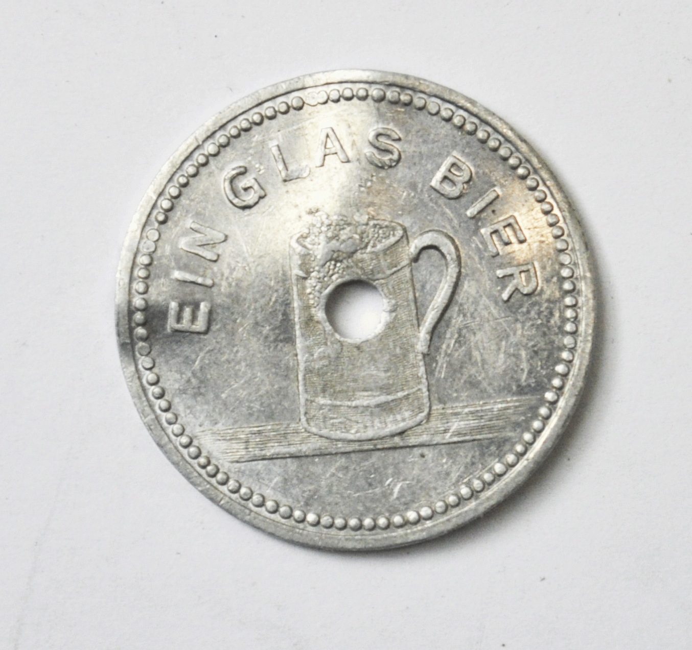 Stuttgarter Hofbrau Germany Beer Company Ein Glas Bier Aluminum 25mm