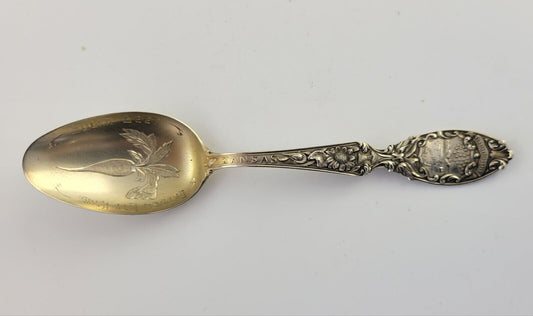Garden City Kansas 5" Sterling  Souvenir Spoon by Manchester Sugar Beet .43oz.