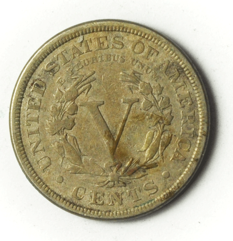 1890 5c V Liberty Nickel Five Cents US Philadelphia