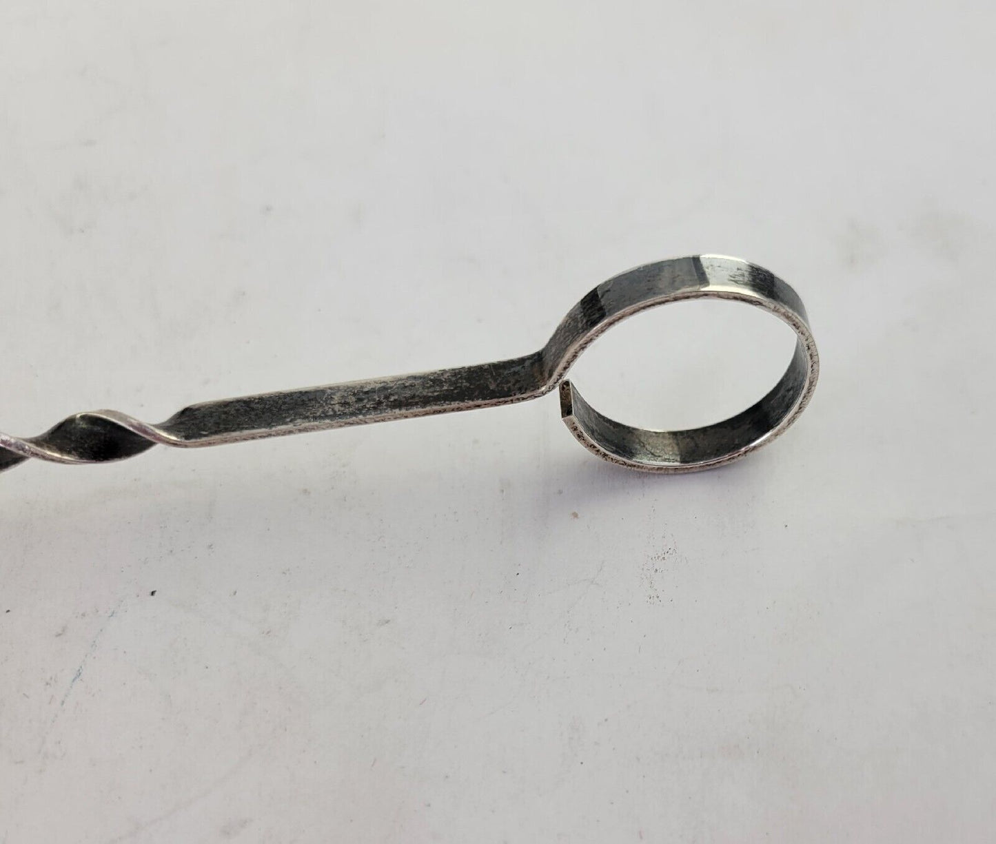 Vintage Sterling Silver Candle Snuffer With Twisted Handle 9 7/8"