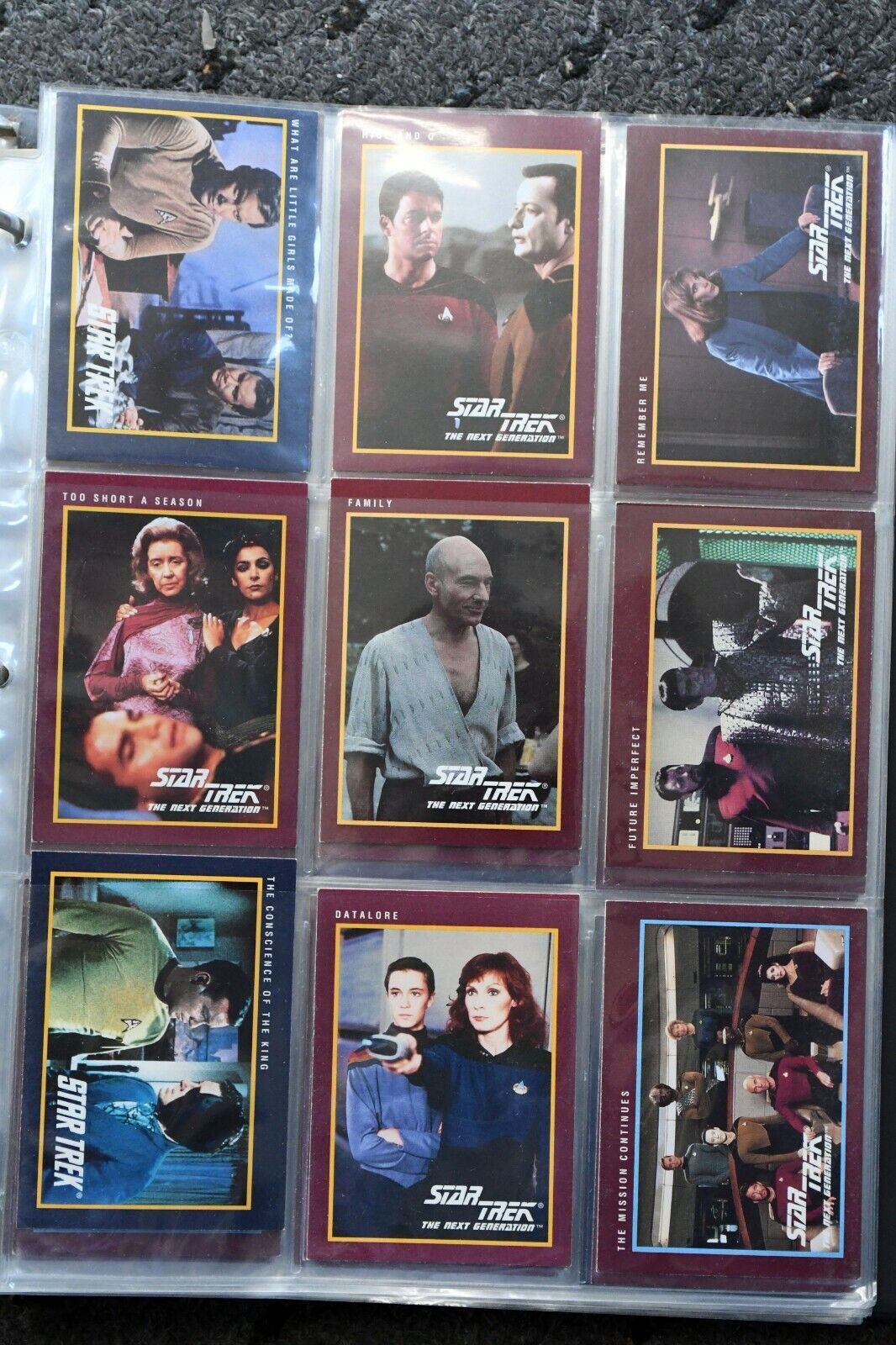 1991 25th Anniversary Star Trek 209 pc. Trading Card Set Impel Paramount
