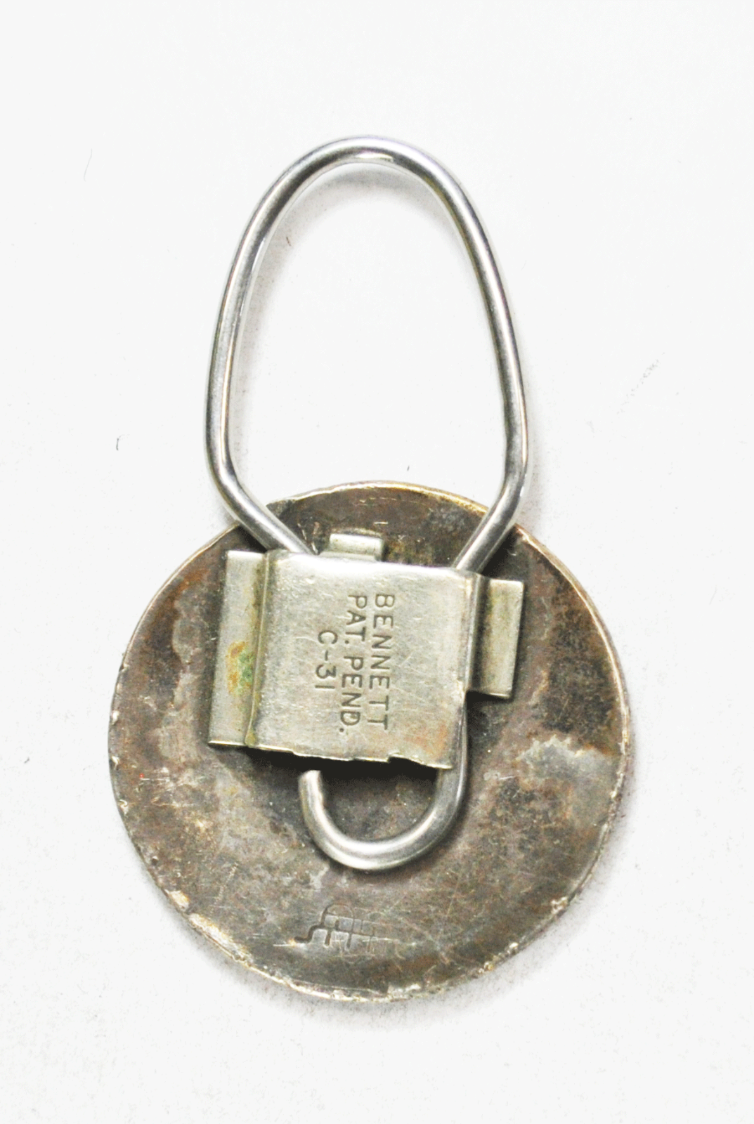 Sterling Silver Manuel Hoyungowa	Kokopelli 38mm Round Key Ring Chain