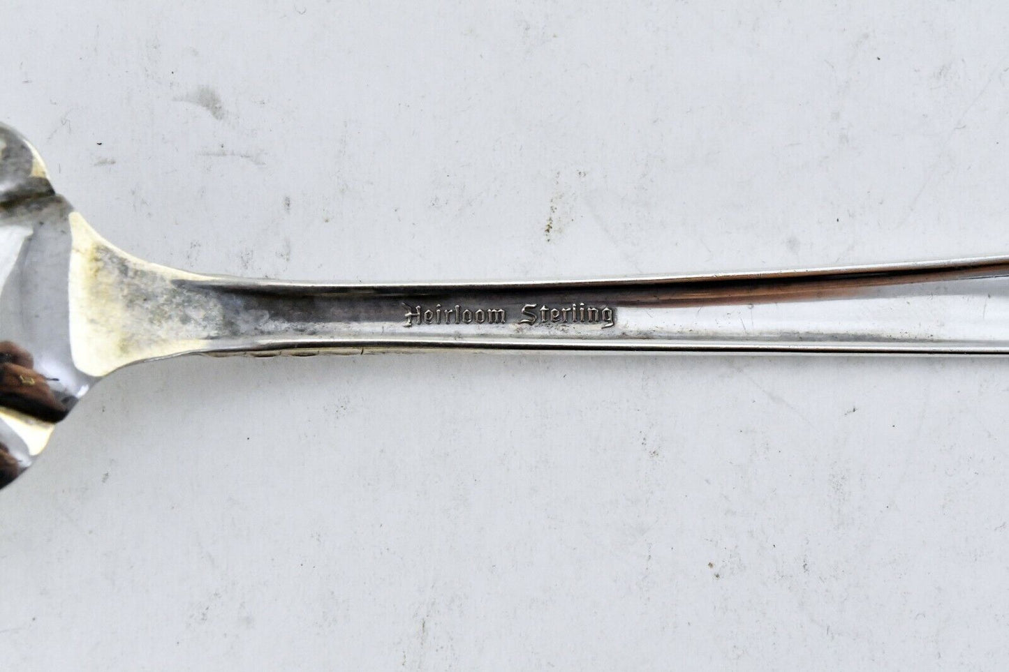 Damask Rose by Heirloom Sterling Silver 8 1/4" Cold Meat Serving Fork 1.7 oz.
