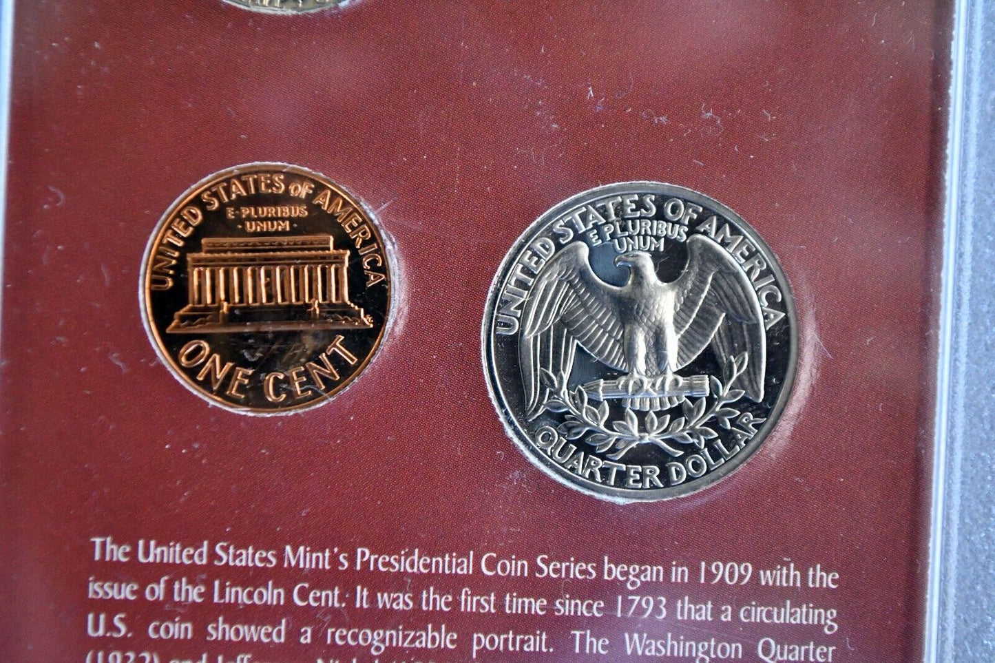 Presidential Proof Coin Collection Penny, Nickel, Dime, Quarter 1964-1977