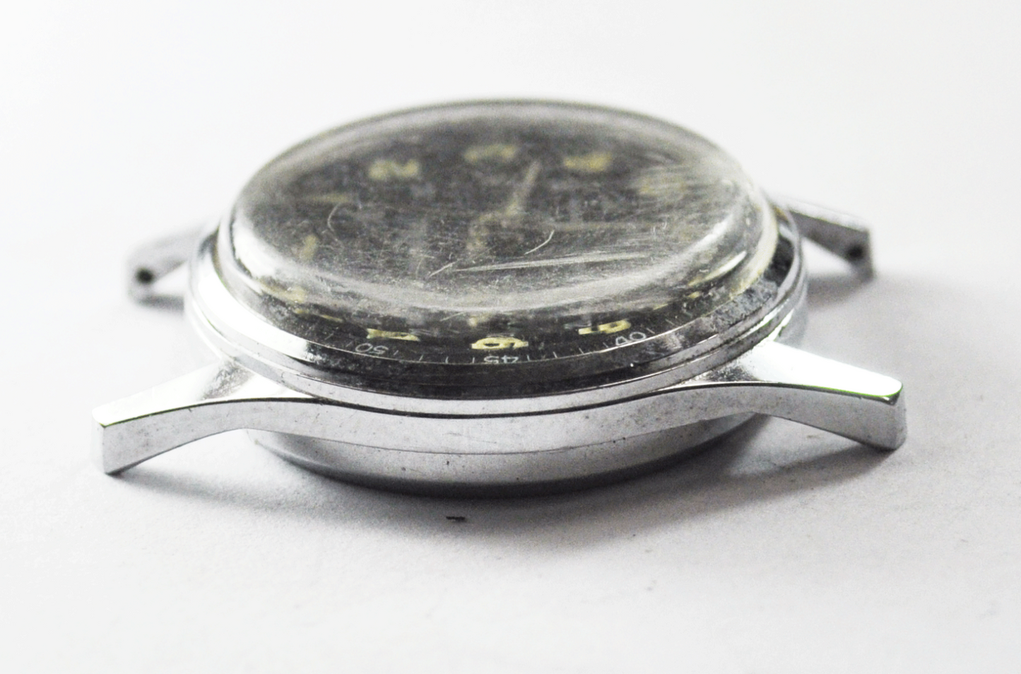 Vintage Tops All Military Wristwatch Black 24hr Dial 8800 Criterion 29mm