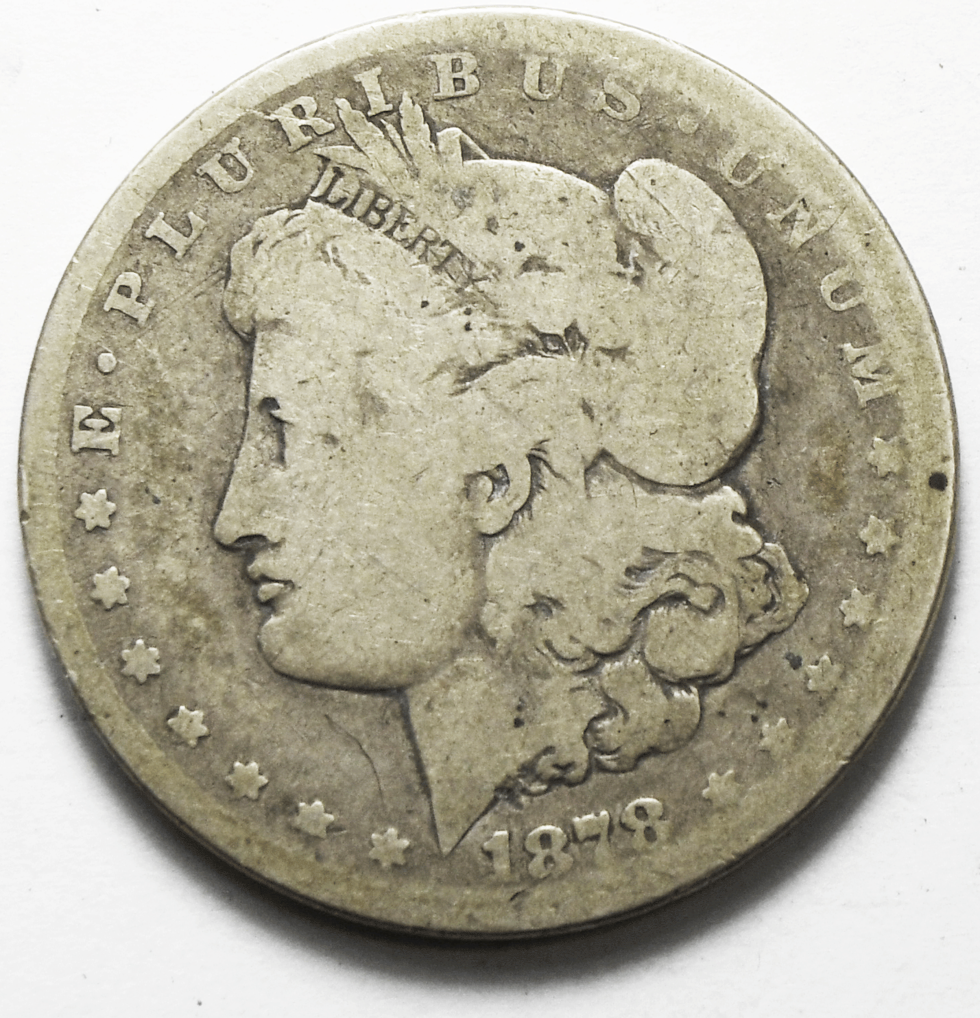 1878 CC $1 Morgan Silver One Dollar Carson City