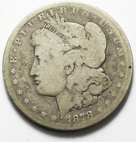 1878 CC $1 Morgan Silver One Dollar Carson City
