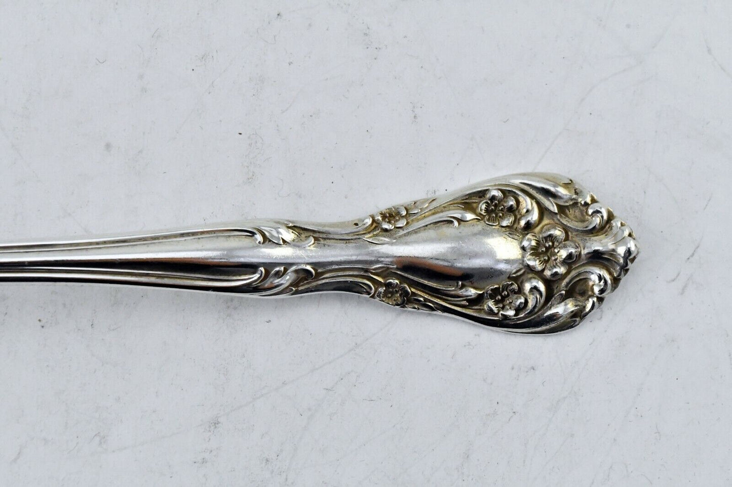 Chateau Rose by Alvin Sterling Silver 8 3/8" Solid Vegetable Serving Spoon 2oz.