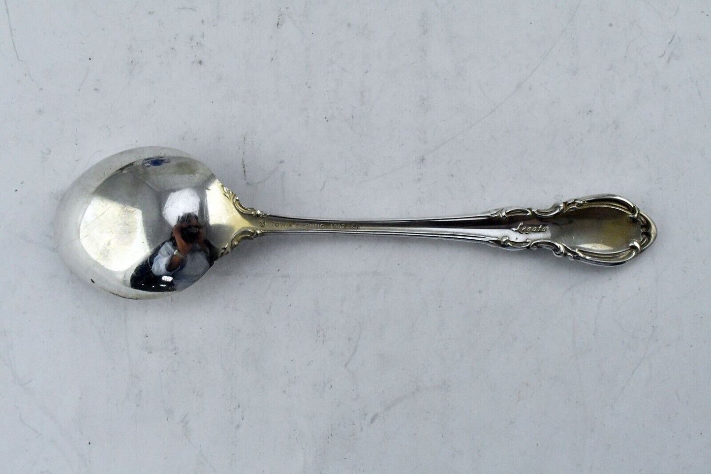Legato by Towle Sterling Silver 6 1/2" Round Bowl Oval Soup Spoon 1.4 oz.