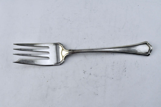 Putnam by Wallace Sterling Silver 8" Medium Cold Meat Serving Fork 2.2oz.