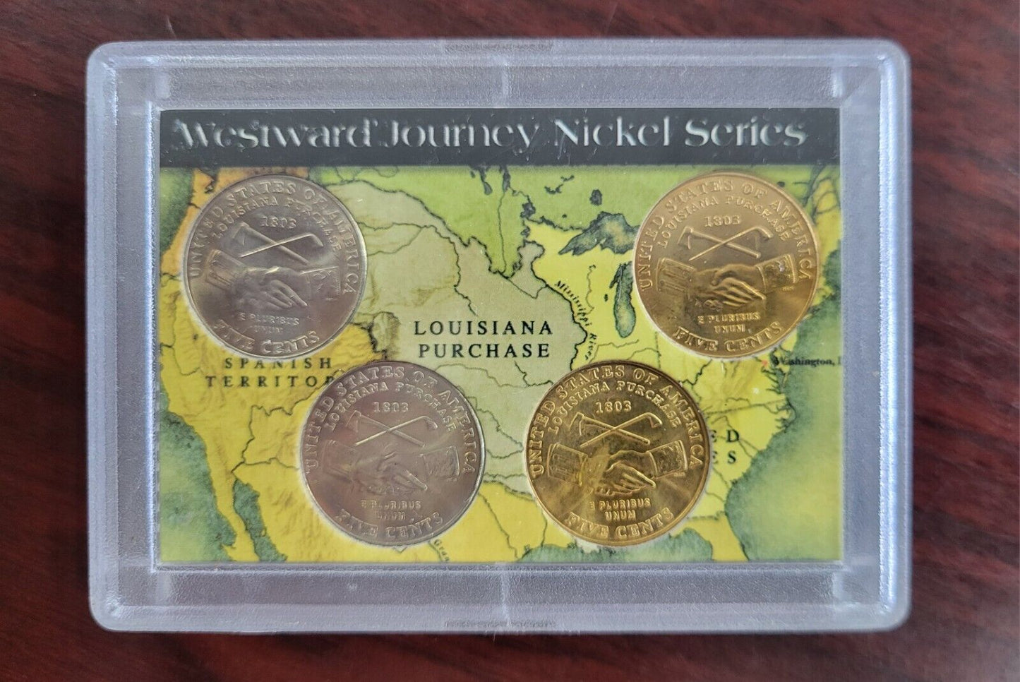 2004 P & D Westward Journey Nickel Set In Holder From Whitman