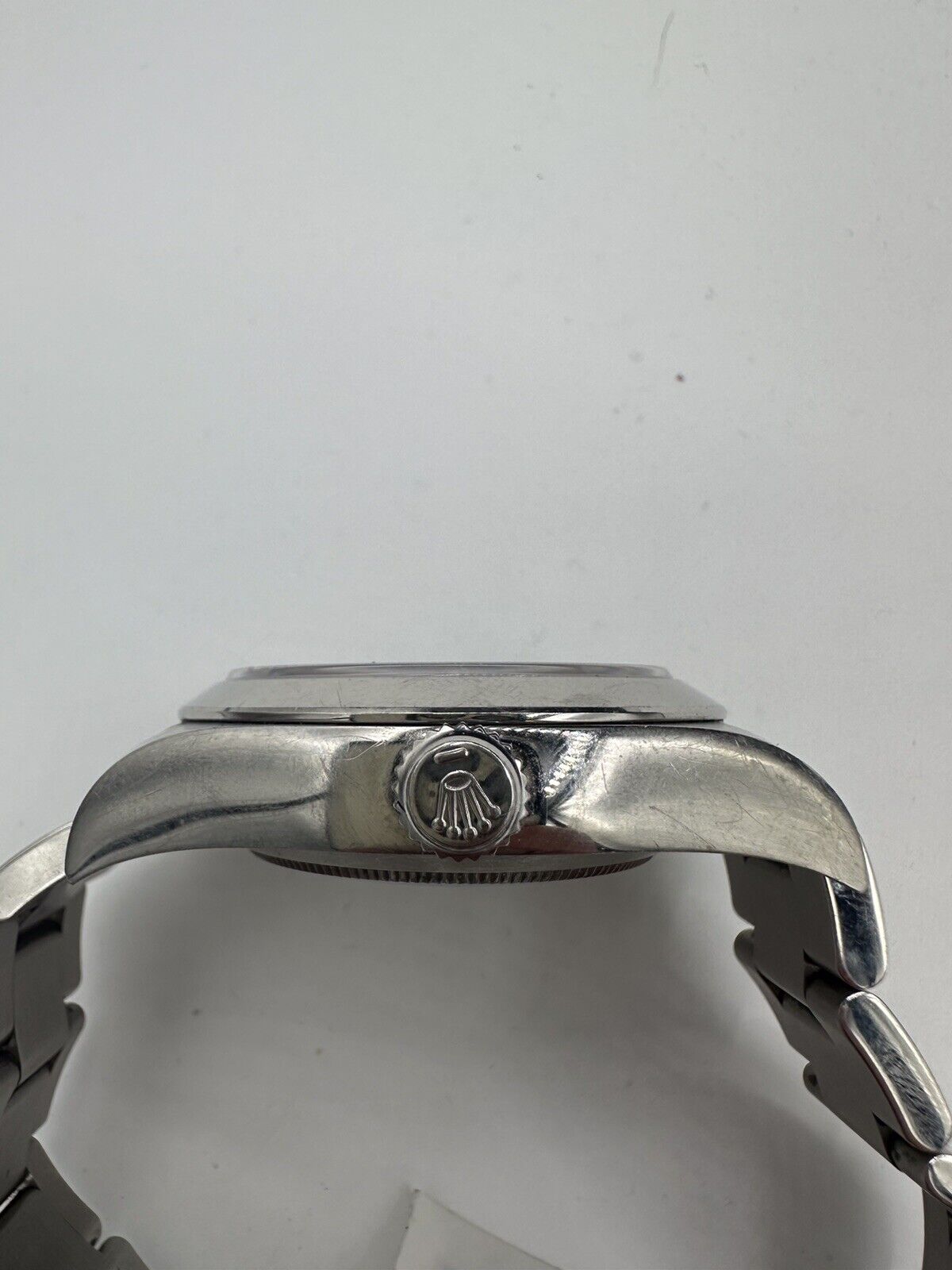 Rolex Air-King 116900 Silver Oyster Bracelet with Silver Bezel