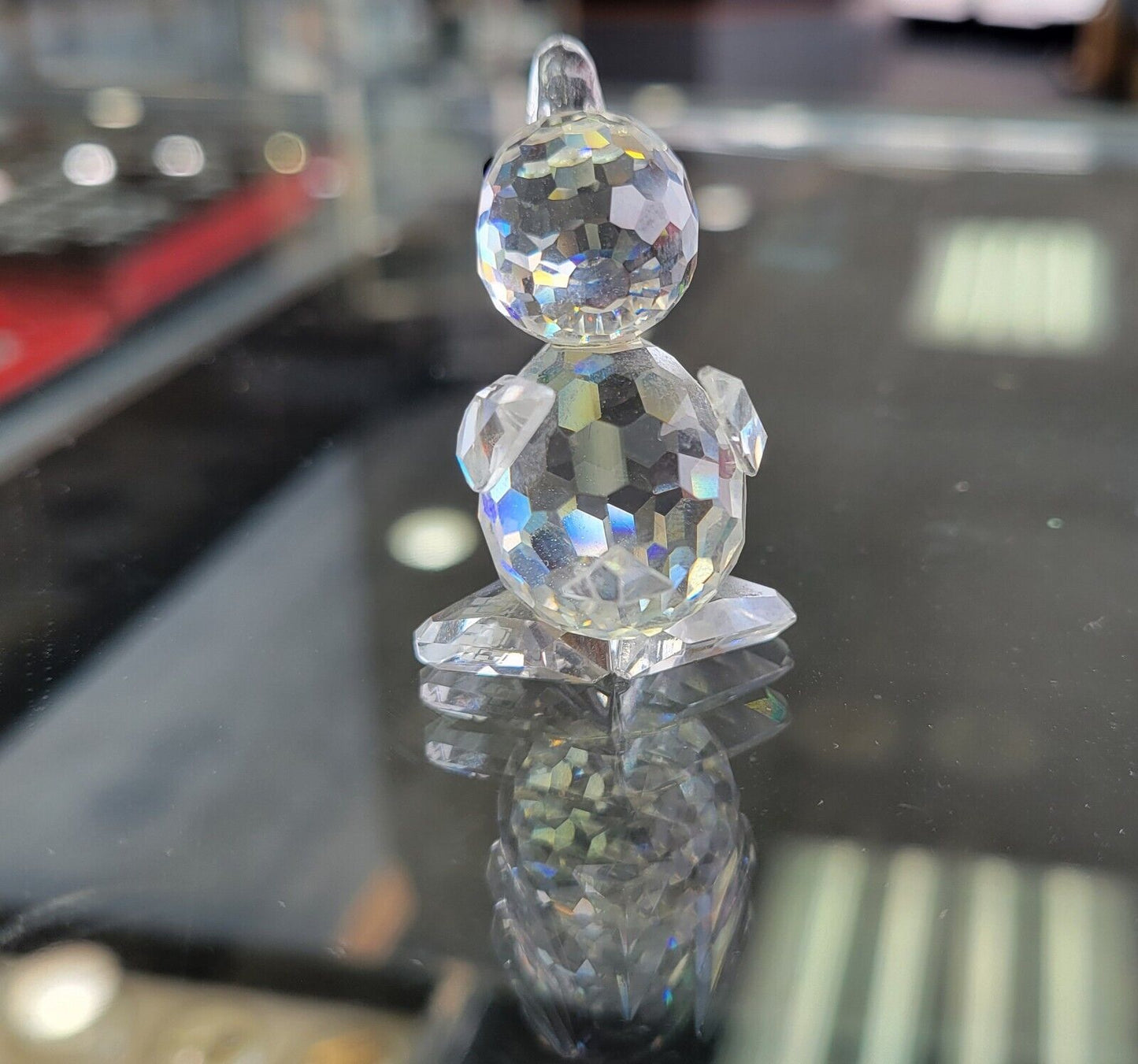 Vintage Swarovski Crystal Miniature Drake Duckling Bird No Box Austria