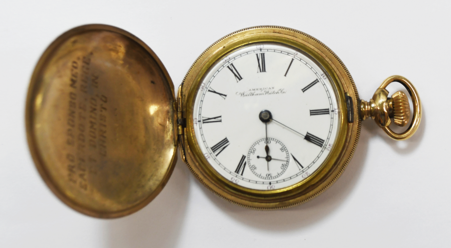 1897 Size 18 American Waltham LS Grade Sterling 20yr Gold Filled Hunters Case