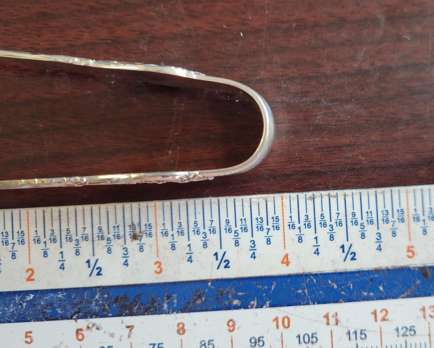 King Edward By Gorham Sterling Silver 4" Solid Sugar Tongs  .71oz.