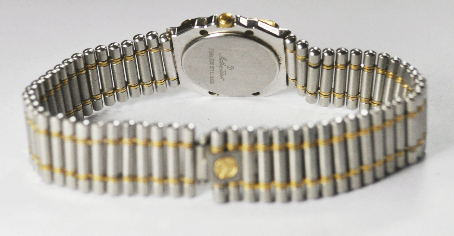 Mathey Tissot Getz Two Tone 5650 Quartz Wristwatch MT302-2 Not Running