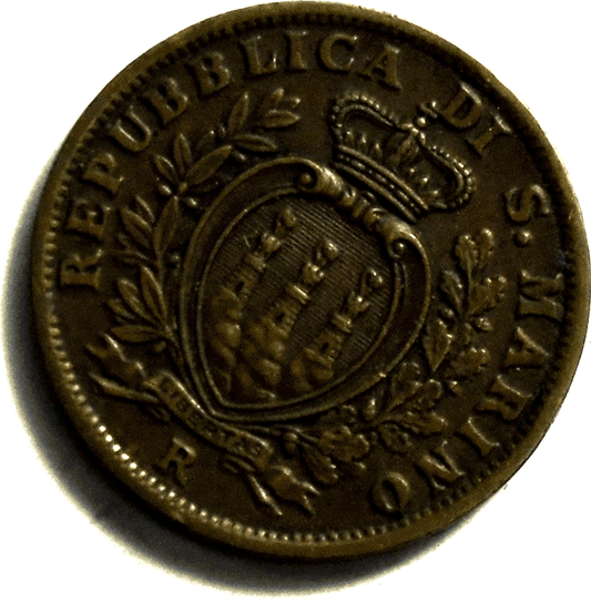 1936 San Marino 5 Centesimi KM# 12