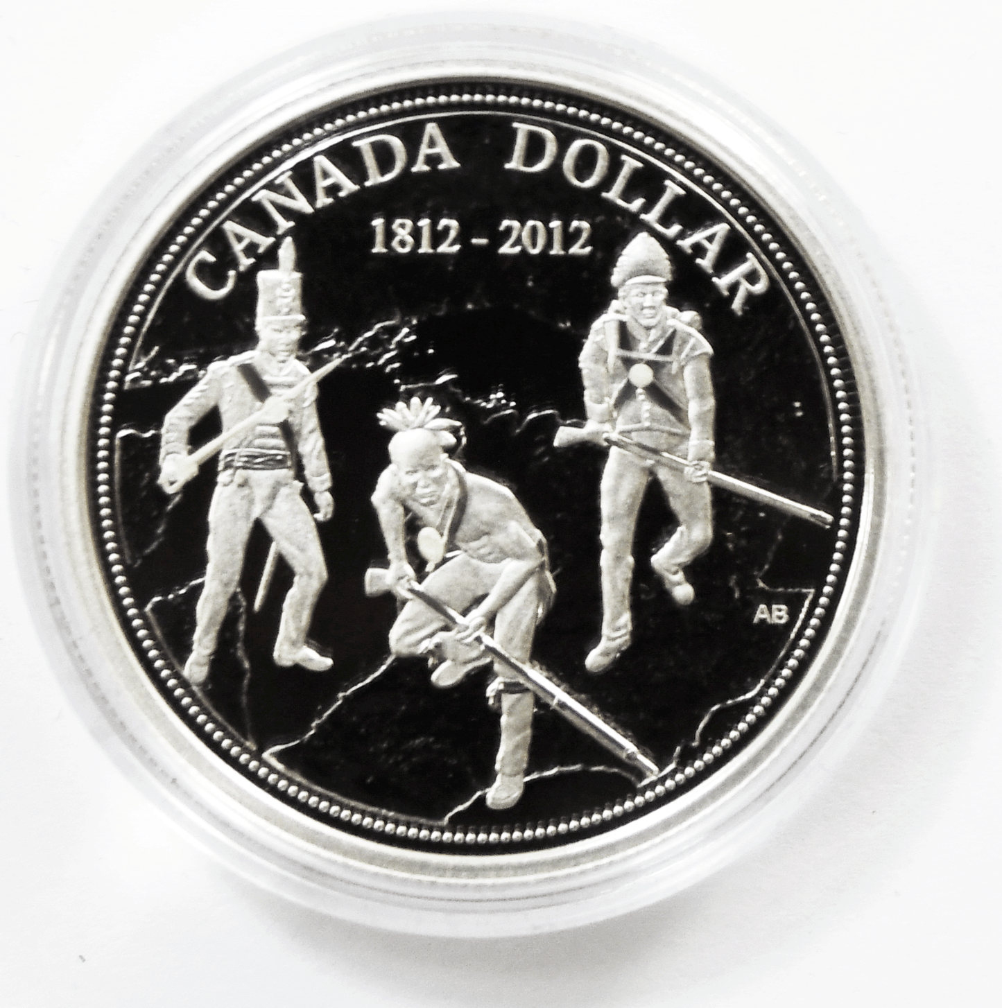 2012 Canada $1 One Dollar War of 1812 .9999 Silver Proof Coin