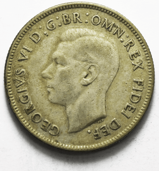 1952 Australia Florin Silver Coin  KM# 48