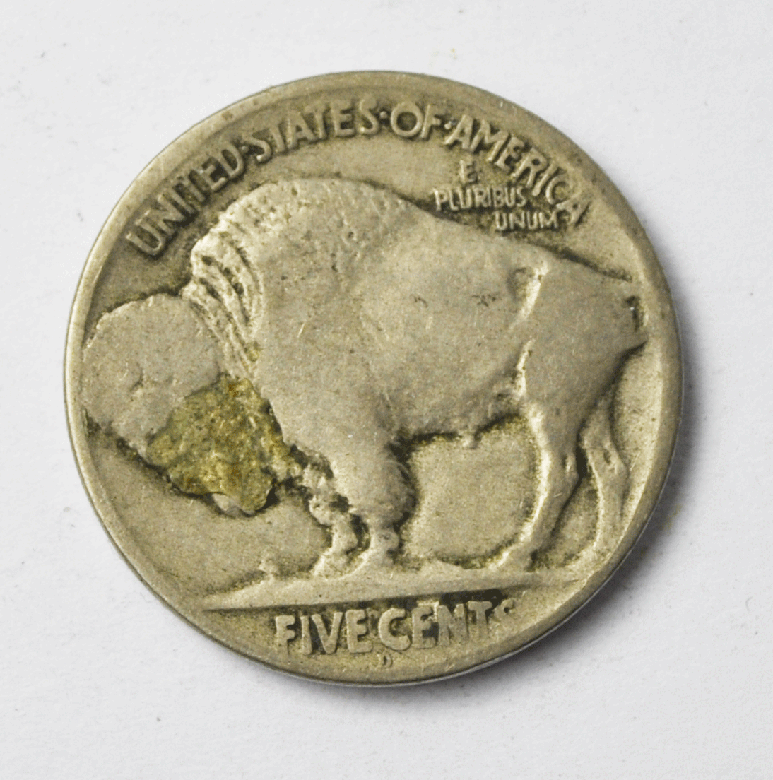 1920 D 5c Buffalo Nickel Five Cents US Denver Rare