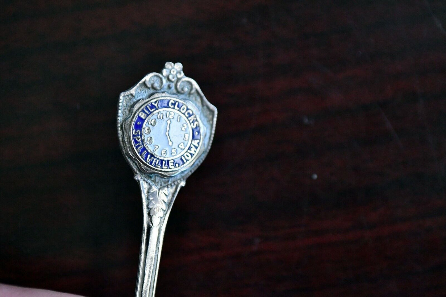 Bily Clocks Spillville Iowa 3 1/2 Sterling Silver Souvenir Spoon .33 oz.