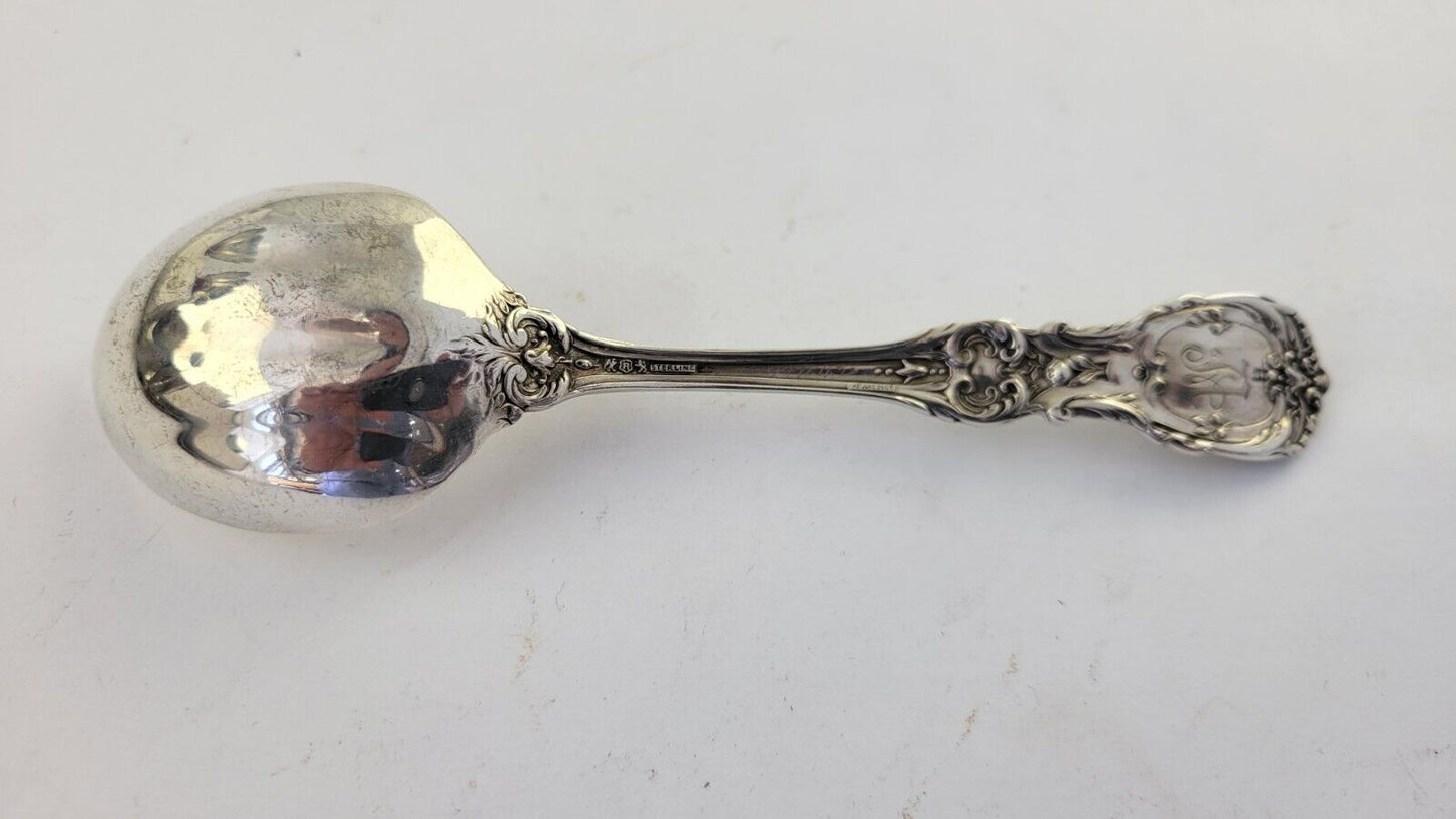 Reed & Barton Francis I Sterling Silver 5 7/8" Sugar Spoon 1.3oz Monogrammed