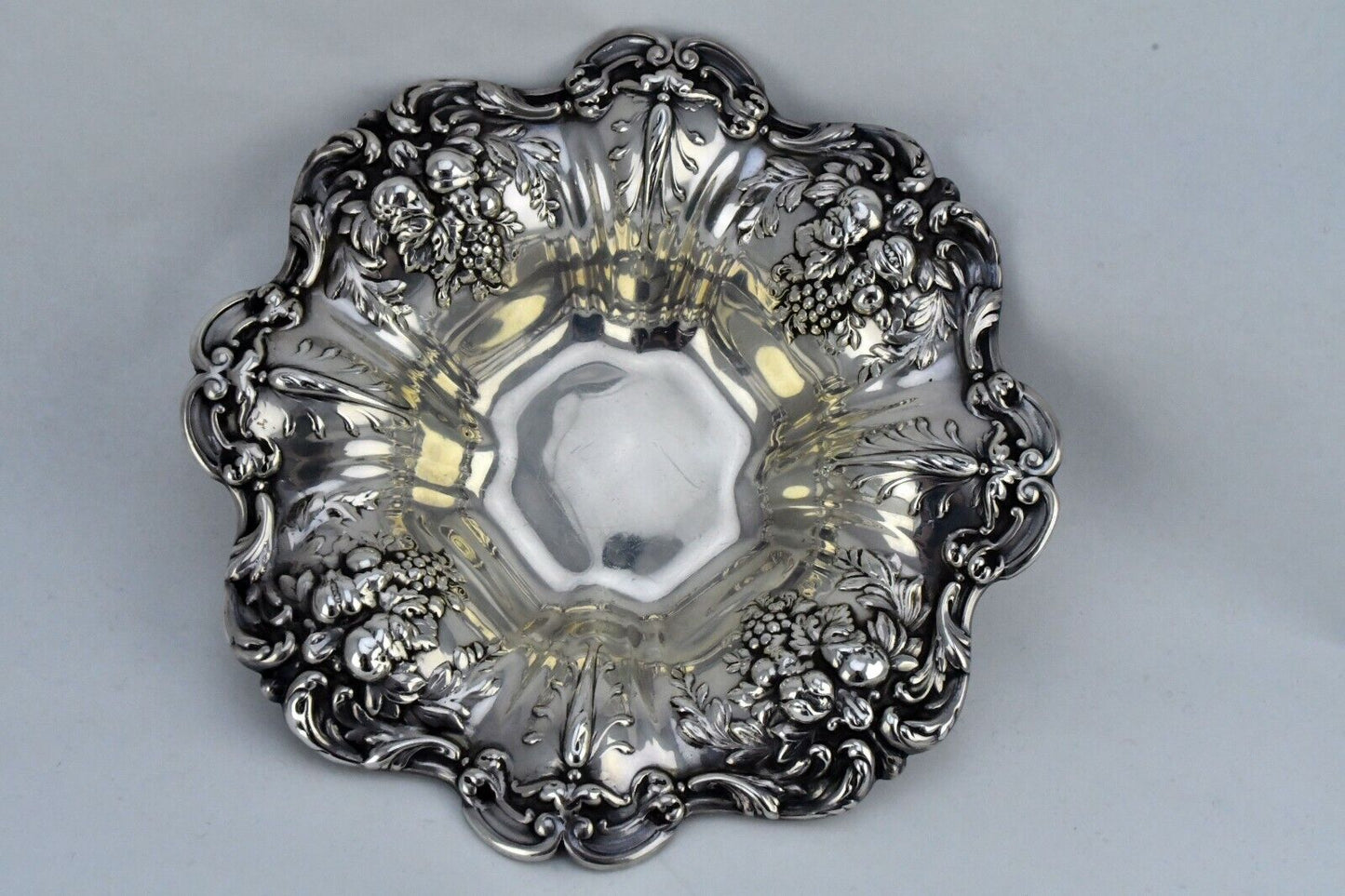 8" Francis I by Reed & Barton Sterling X569 Serving Nut Bon Bon Dish 9.6oz.