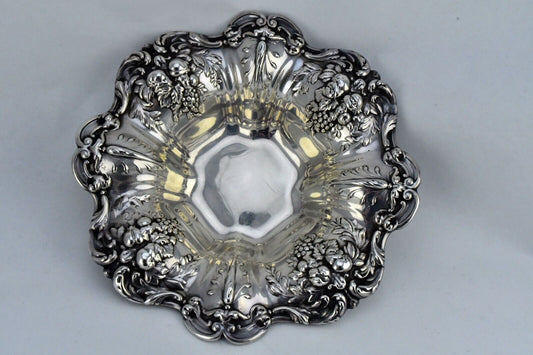 8" Francis I by Reed & Barton Sterling X569 Serving Nut Bon Bon Dish 9.6oz.