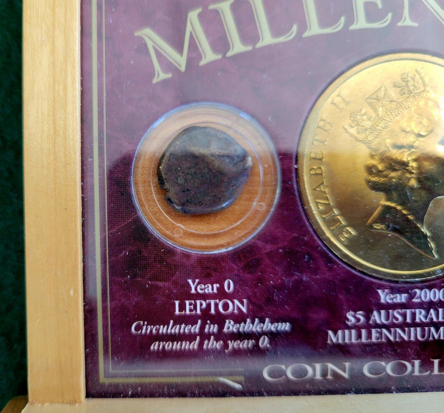 Australia Official Millennium Coin Collection with Wooden Stand