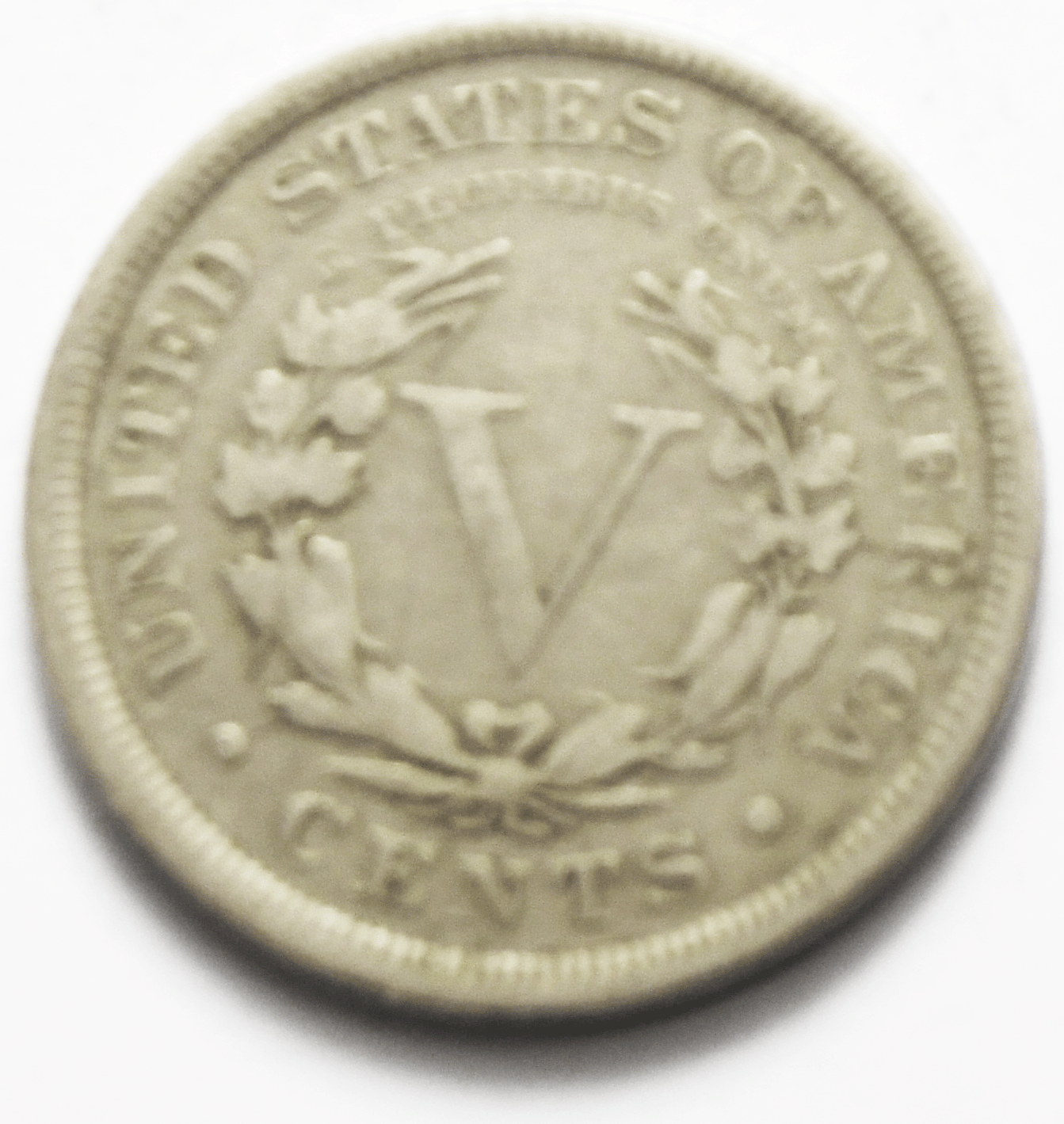 1907 5c V Liberty Nickel Five Cents Rare US Philadelphia