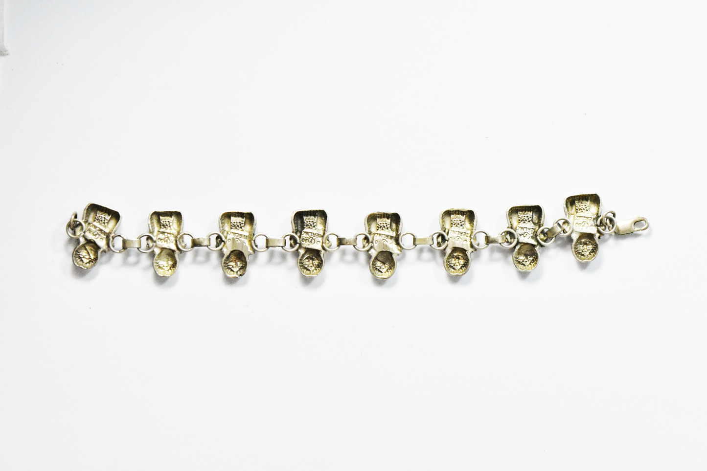 Sterling Silver Carol Felley Storyteller Chain Link 21mm 7-3/4" Bracelet