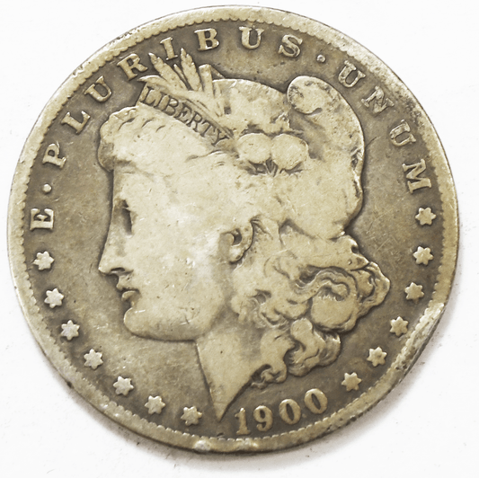 1900 S $1 Morgan Silver One Dollar San Francisco Rim Ding