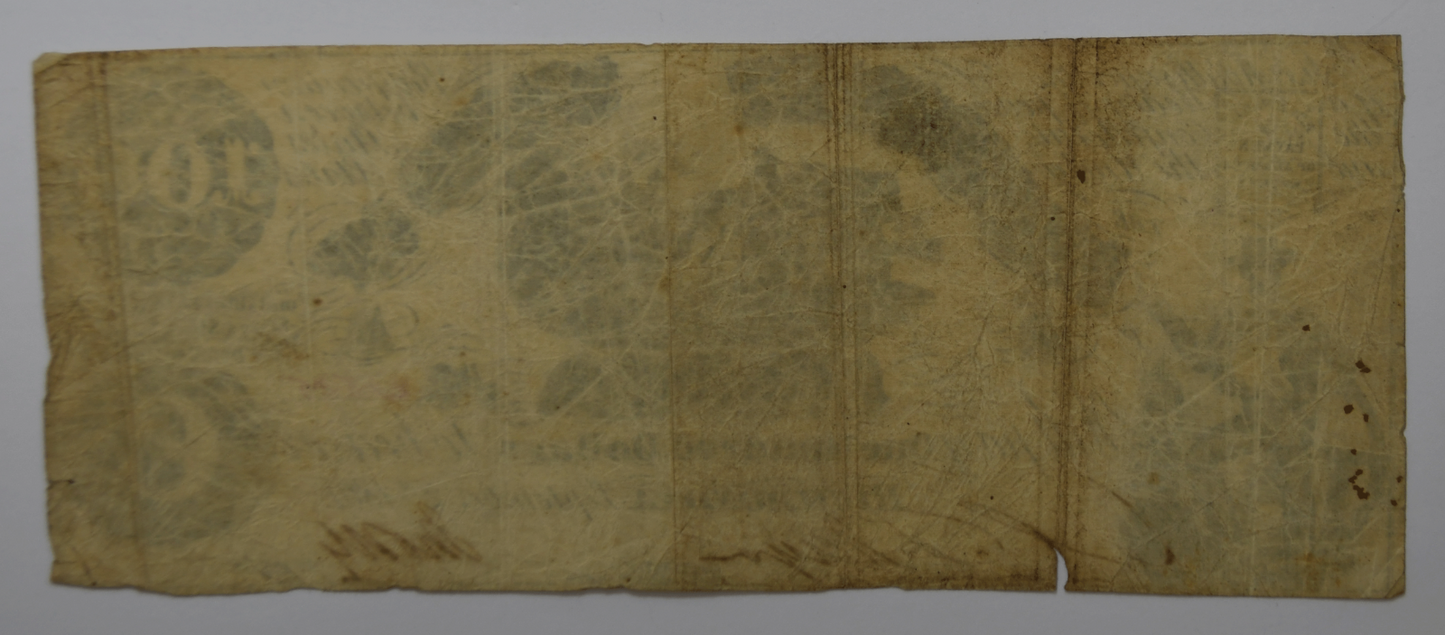 1861 $100 One Hundred Dollars Confederate States of America Note CS-13