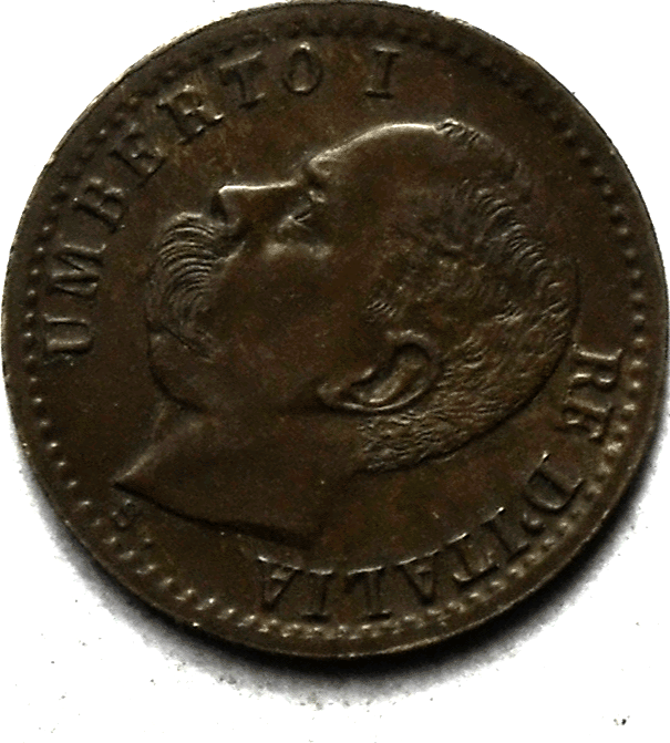 1895 R Italy One Centesimo KM# 30 Uncirculated
