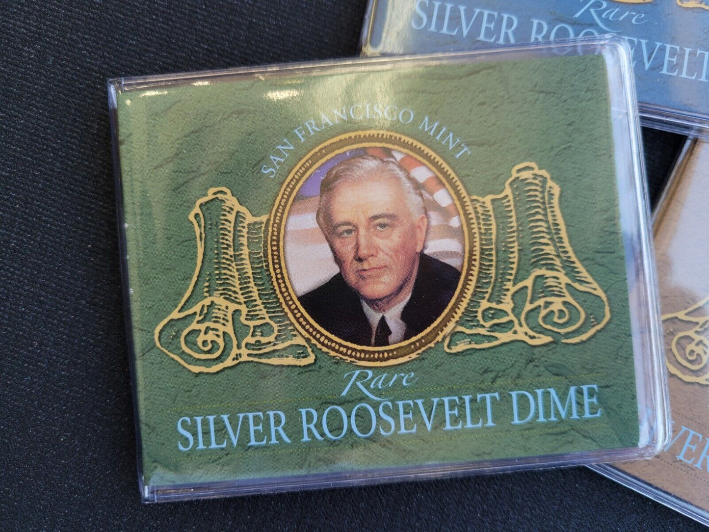 Rare Silver Roosevelt Dime 1957 Philadelphia,  1964 Denver,  1955 San Francisco