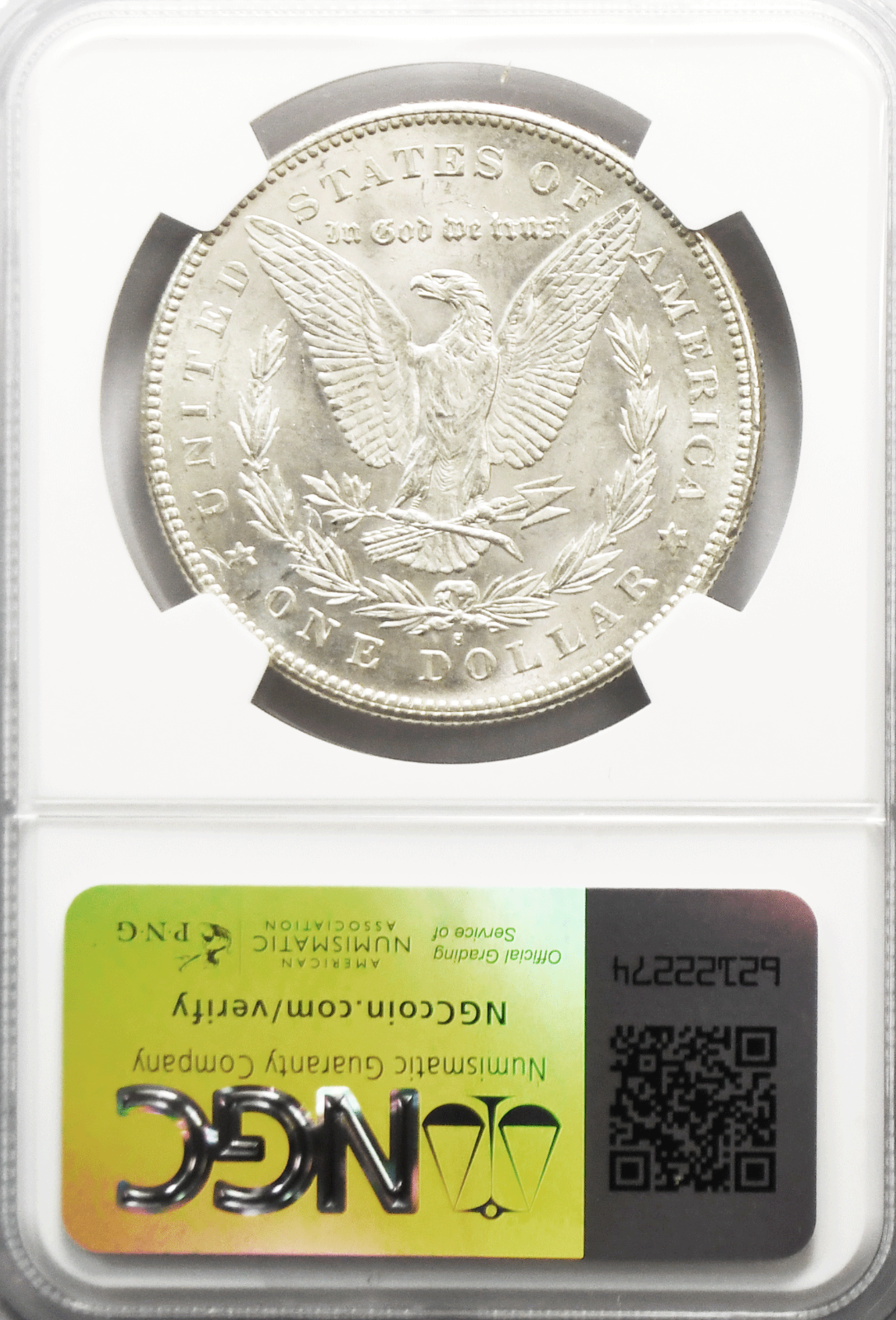 1878 S $1 Morgan Silver Dollar MS63 NGC San Francisco  VAM 7