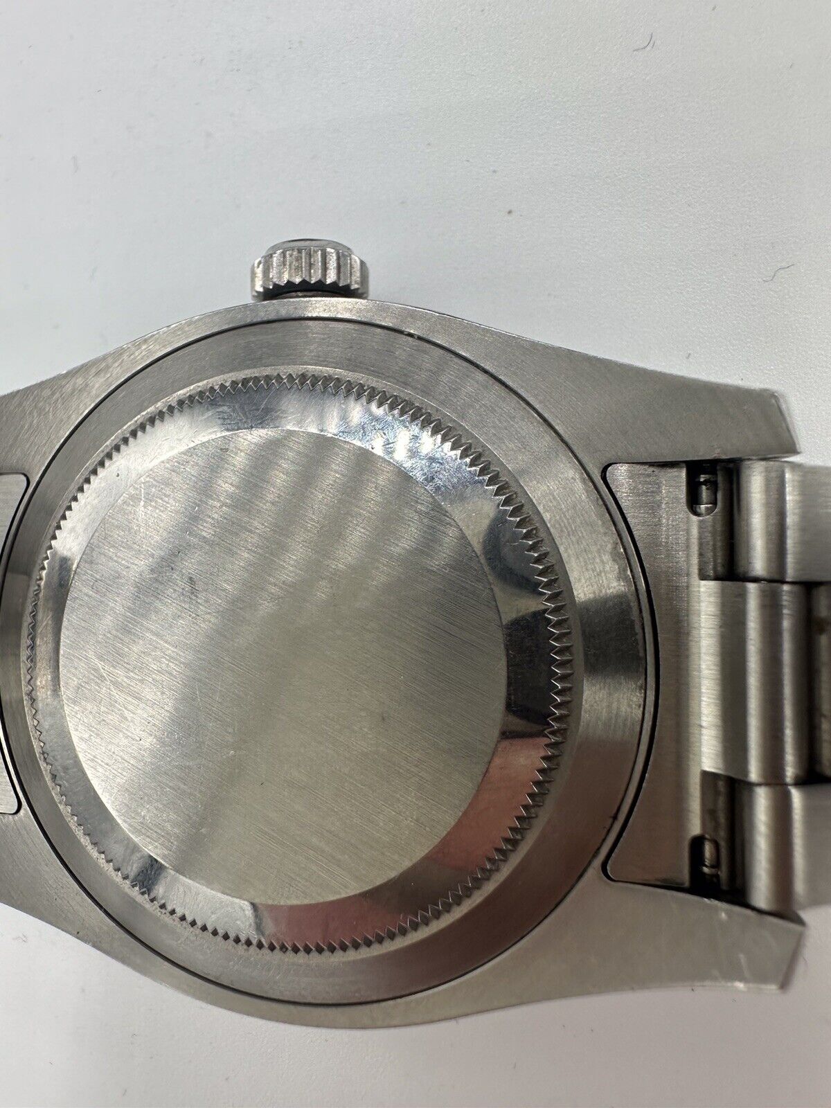 Rolex Air-King 116900 Silver Oyster Bracelet with Silver Bezel