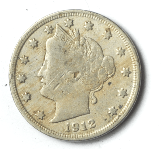1912  5c V Liberty Nickel Five Cents US Philadelphia