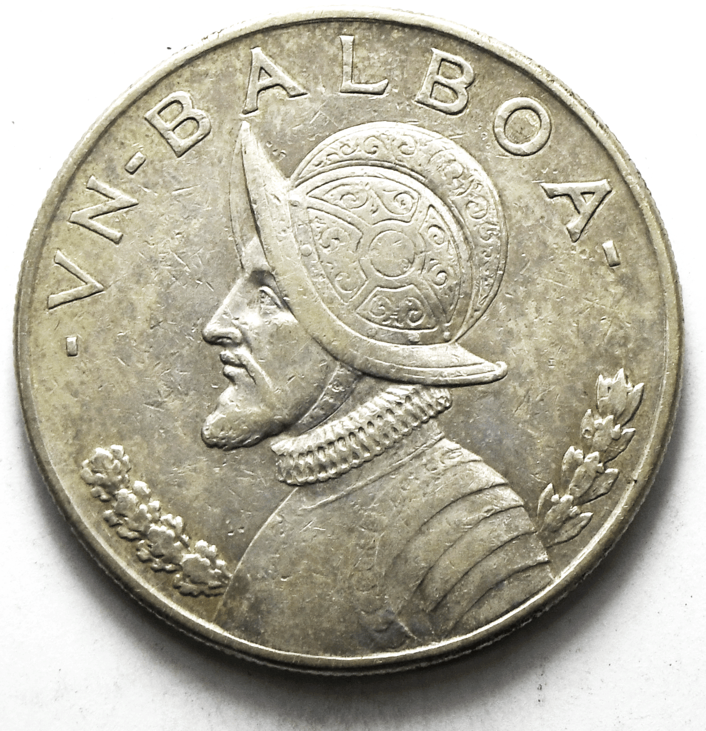 1934 Panama Balboa Silver Coin KM# 13