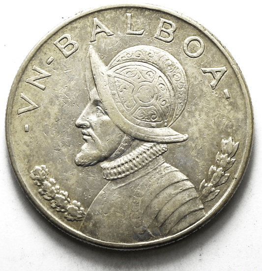 1934 Panama Balboa Silver Coin KM# 13