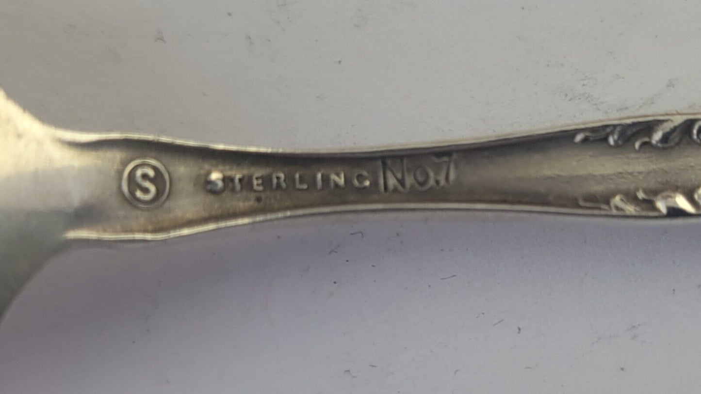 Lebanon Indiana High School Sterling 5 3/8" Souvenir Spoon .57oz. By Shepard